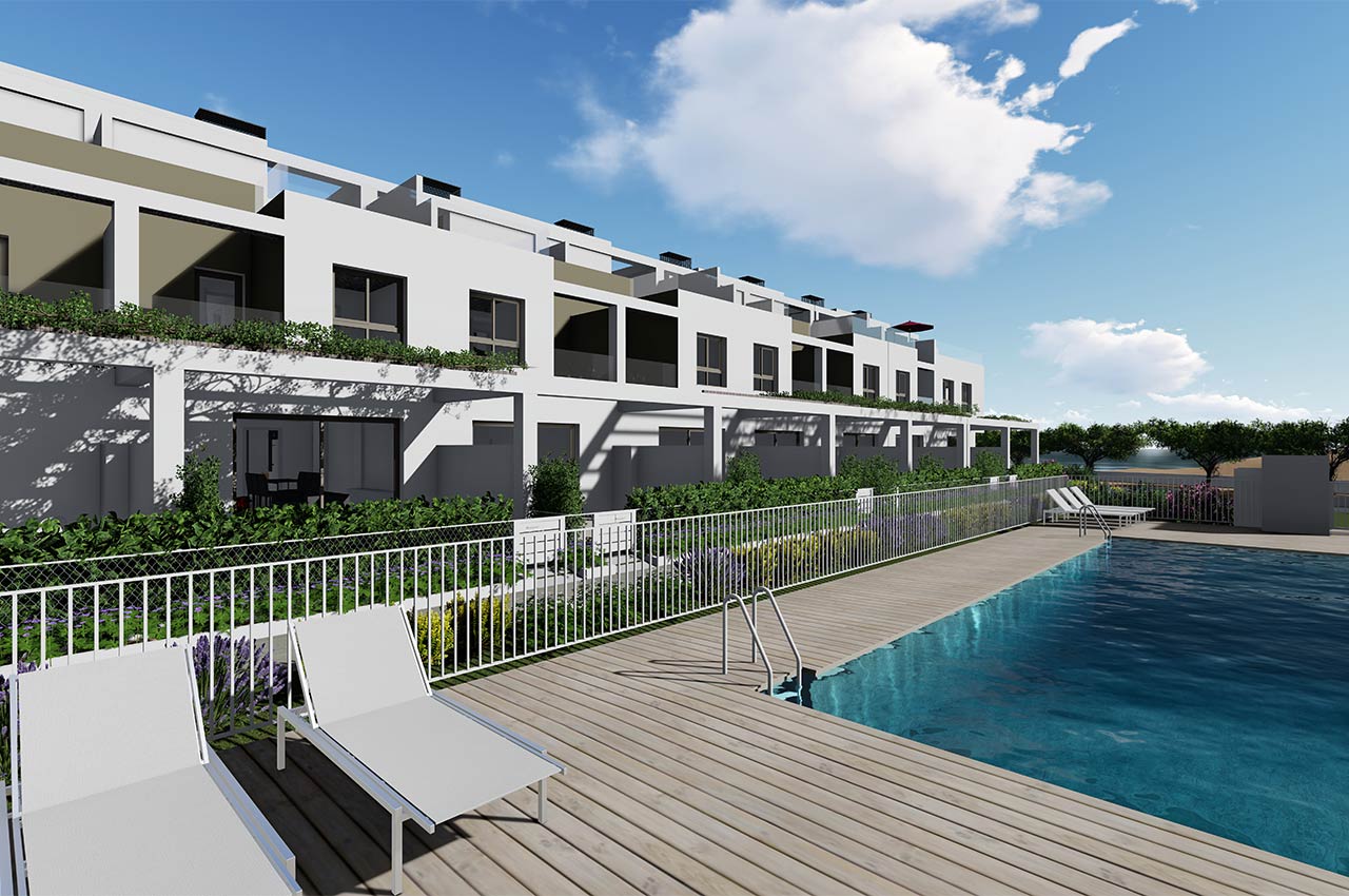 Proyectos de construcciones Inmobiliarias en valencia. Complejo residencial Perellonet